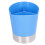 Dispenser di cannucce blu compatto a 3 scomparti 2