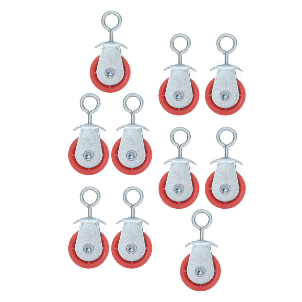 Automatic 10Pcs Livestock Farm Waterline Pulley With Plastic Wheel 5041340313158