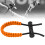 Orange Nylon Bow Wrist Sling for Training & Exercising, Adjustable 1