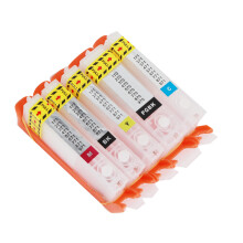 5 Stück Tintenpatronen PGBK BK C M Y 5 Farben, sanftes Ausgeben, wiederverwendbare Druckertinte, Patrone 470 471