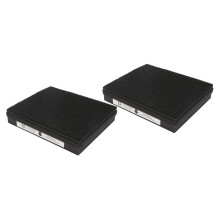 2 Stück Luftfilter Hochleistungs-Partikelfilter Starkes Absorptionsfilter Ersatz für Idylis IAF H 100B