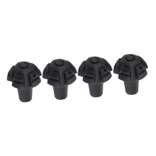 Alpenstock Protective Caps TPR Covers for Trekking Poles, Durable Shock-Absorbing Hiking Pole Accessories, Pack of 4