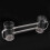 Anti-Drop Acrylic Beer Mug with Handle, 570ML, 24cm 5