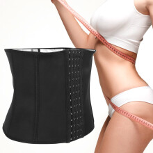 Bauchgürtel Bequem, 4-Reihen-Knopfleiste, Einstellbarer Taillentrainer für Damen, Yoga und Fitness, Größe L