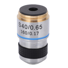 Obiettivo acromatico S40/0,65 40x NA 0,65 argento