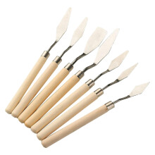 Malspachtel Set 7-teilig - Kunstspachtel Set für Ölmalerei, Palette Spachtel, Malwerkzeuge für Künstler