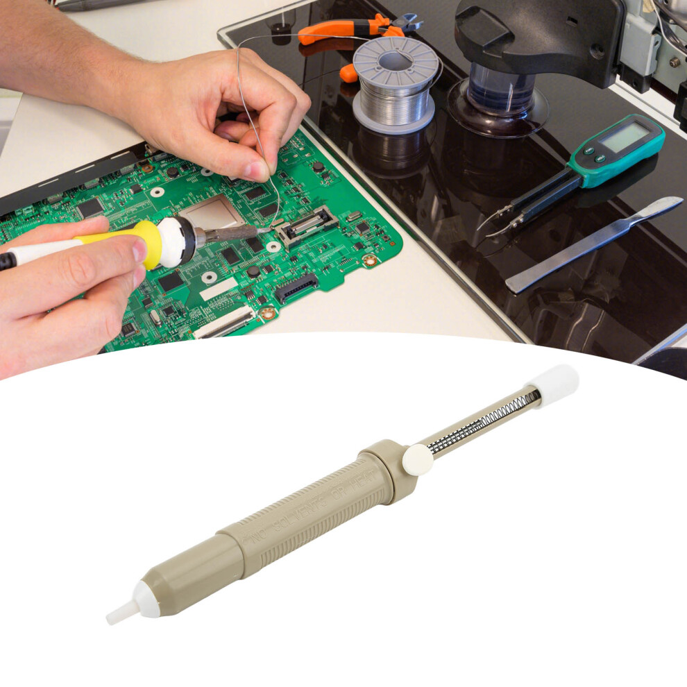 Bstâ108 Gray Soldering Suction Pen With Manual Operation Tin Removal Tool 8451340317907