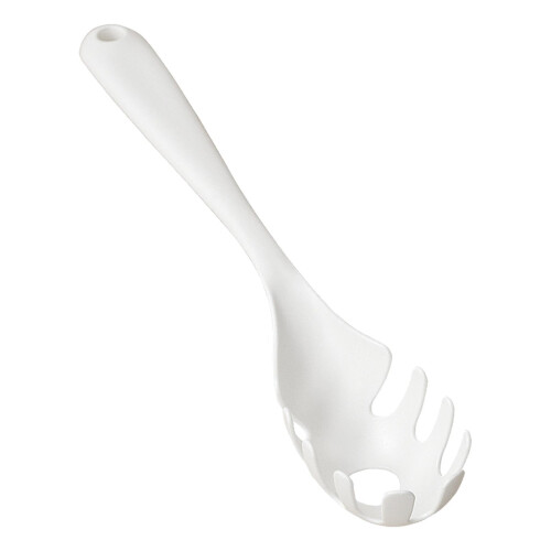 Heat Resistant Spaghetti Spoon Fork, Non-Stick Pasta Server with Scratch-Resistant Kitchen Teeth for Home and Restaurant Use