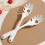 Kitchen Pasta Spoon Long Handle Heat Resistant Spaghetti Serving Fork Dumpling Tool for Home Cafe Restaurant Use 2
