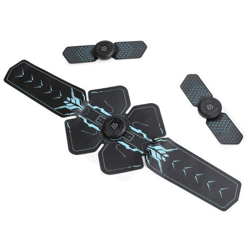 Stimulateur musculaire EMS 3x150mAh Taille Unique Noir