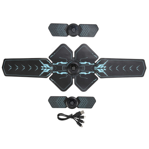 Stimulateur musculaire EMS 3x150mAh Taille Unique Noir 1