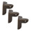 50Pcs Bronze Iron Corner Protectors, Vintage Retro Triangular Guards 15