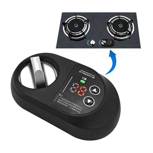 Gas Stove Auto Fire Off Timer Kitchen Smart Switch Anti-Dry (Right) 1