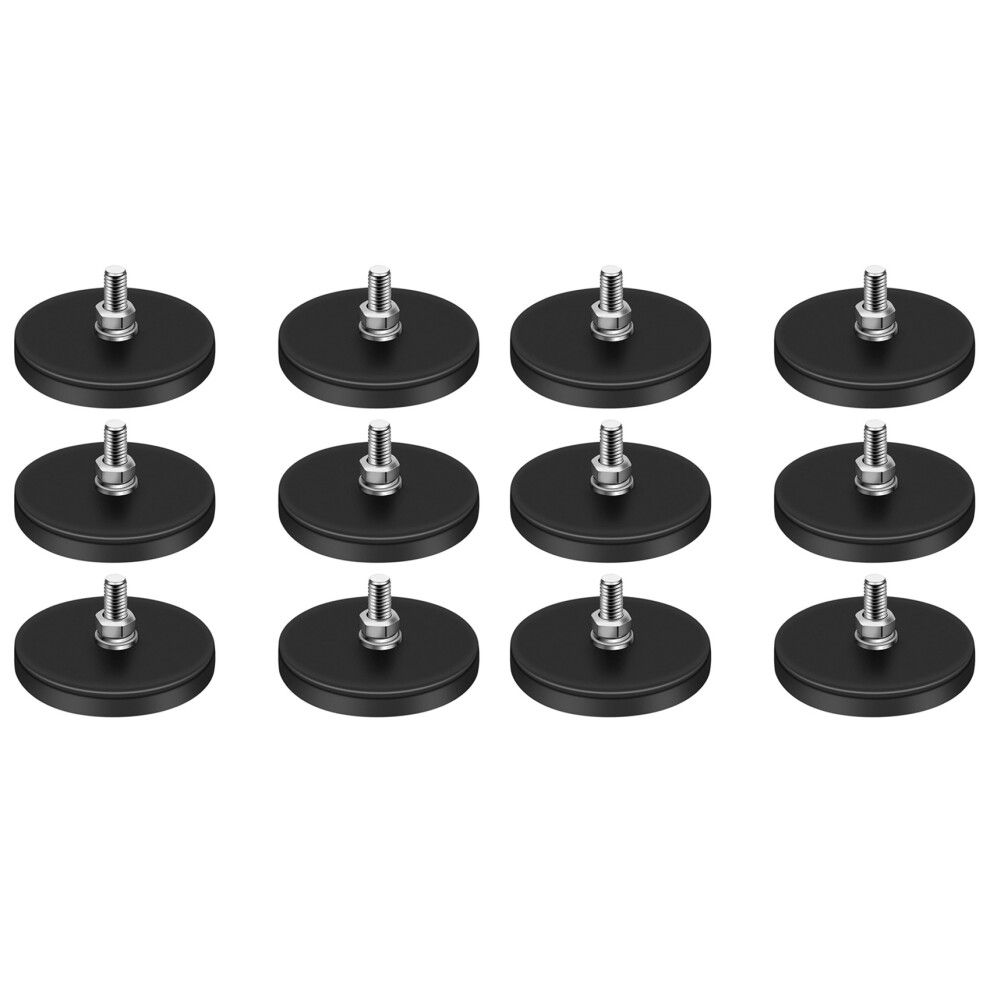 Rubber Coated Magnets,Neodymium Magnet Base,Strong Magnets Hold 6Pcs 4713420288991