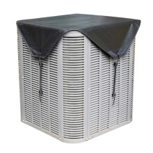 (Oxford Cloth 91*91cm) Air Conditioner Cover Outdoor Mesh Waterproof Oxford Cloth Protective Cover Dust Net Cooling Fan Cover