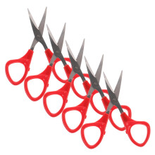 5 Pieces Embroidered Scissors Curved Fabric Embroidery Cross Stitch Tools Thread Cutter Sewing Scissors Random Color