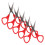 5 Pieces Embroidered Scissors Curved Fabric Embroidery Cross Stitch Tools Thread Cutter Sewing Scissors Random Color 1