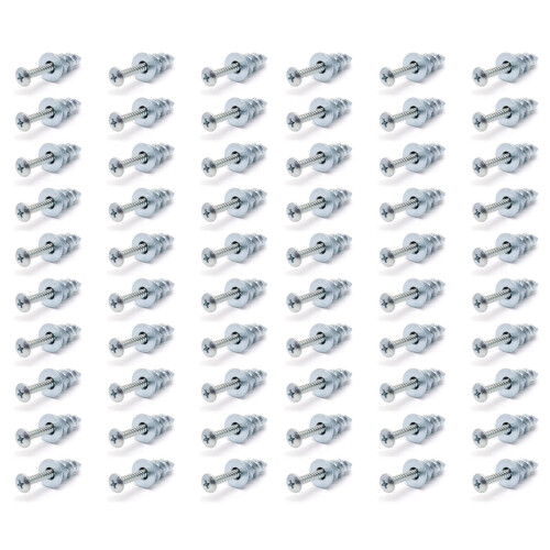 Zinc Self-Drilling Drywall/Hollow-Wall Anchor Kit with Screws