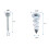 Zinc Self-Drilling Drywall/Hollow-Wall Anchor Kit with Screws 4