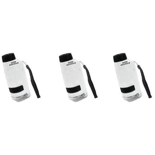 Minilabsters Miniscope Kids, microscopio portatile Mini Labsters (bianco)