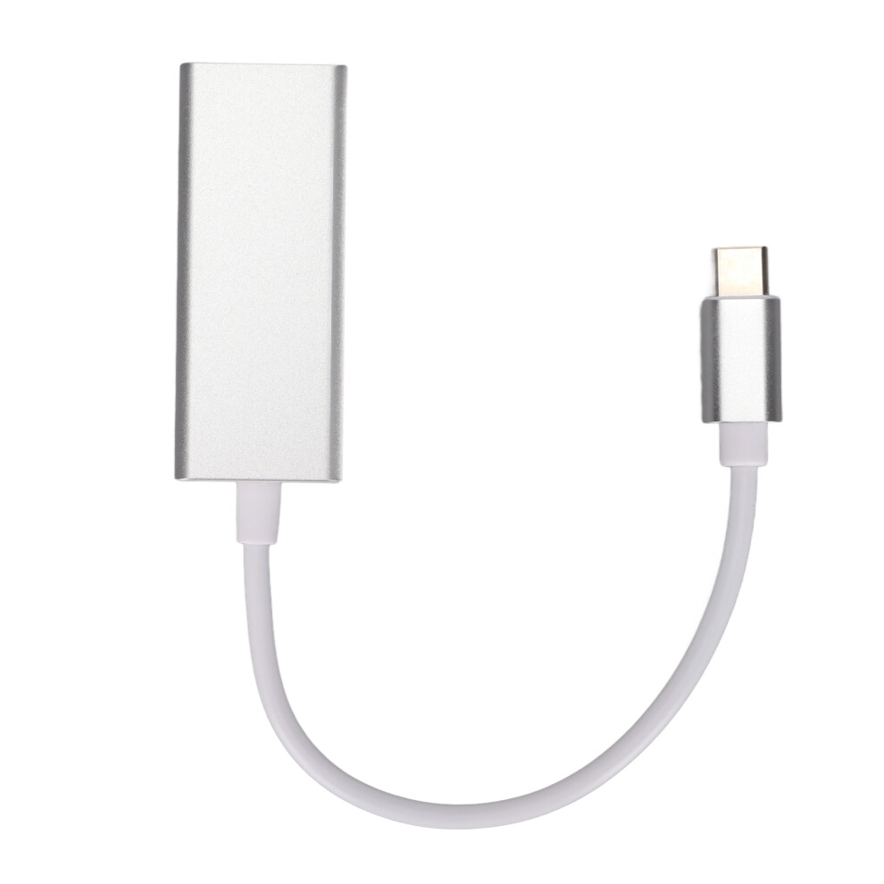 Usb C Ethernet Adapter For Macbook Pro & Galaxy S9 S8 Silver 8791340322182