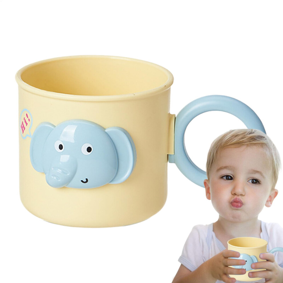 Mouthwash Cup | Elephant Cartoon Mouth Rinse Beaker for Bathroom, Reusable Kids & Adults Tooth Care Mug, Durable Design