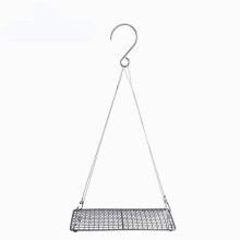 (Grill Hanging chain) Titanium BBQ Barbecue Grill with Hanging Chain Food Charcoal Carbon Furnace Camping Picnic Garden Tableware