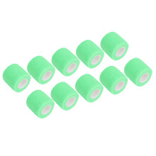 10 pezzi di bendaggio elastico autoadesivo 5 cm x 450 cm verde