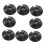 Trekking Pole Accessories Set 8 Pieces Universal Trekking Stock Mud Baskets Replacement Plastic Black 1