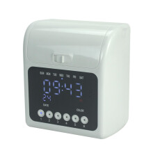 Employee Time Attendance Machine for Small Businesses and Offices, Manual Punch Clock with Paper Card System