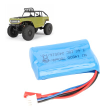 7.4V 700mAh RC Lipo Battery Pack for 1/24 Scale RC Car, 50x28x15mm