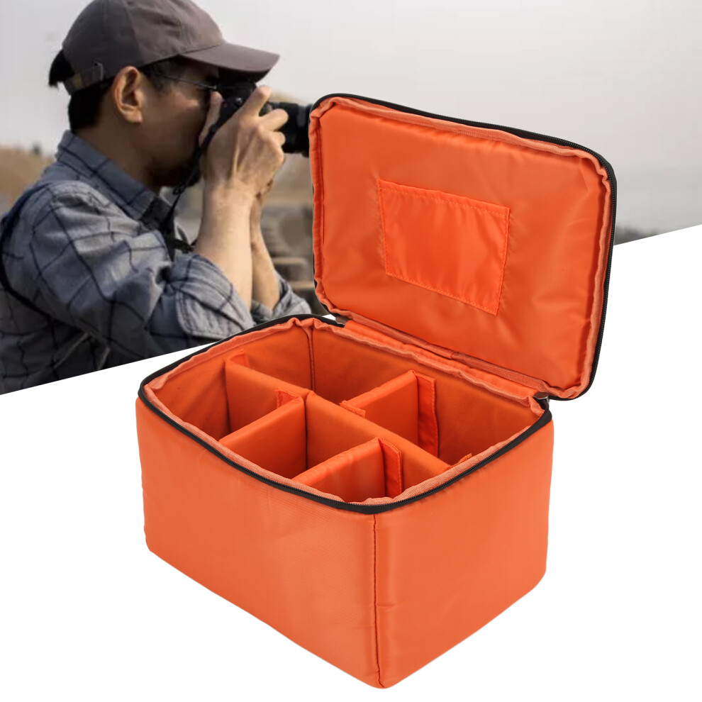 Portable SLR Camera Inner Bag 27x20x14cm Orange, Water Repellent-image-OPC-PJKC2PZ-NEW