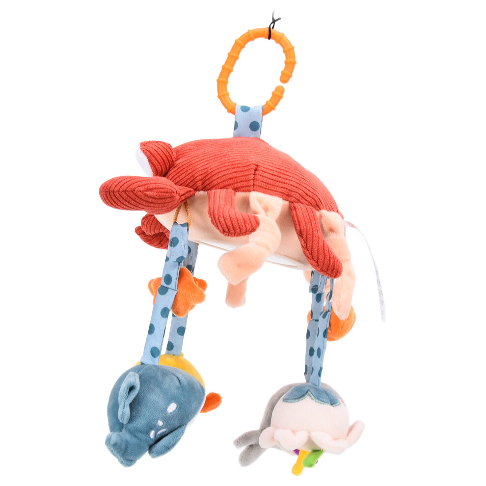 Baby Crib & Stroller Mobile - TM257 Plush Crab Rattle Pendant Set