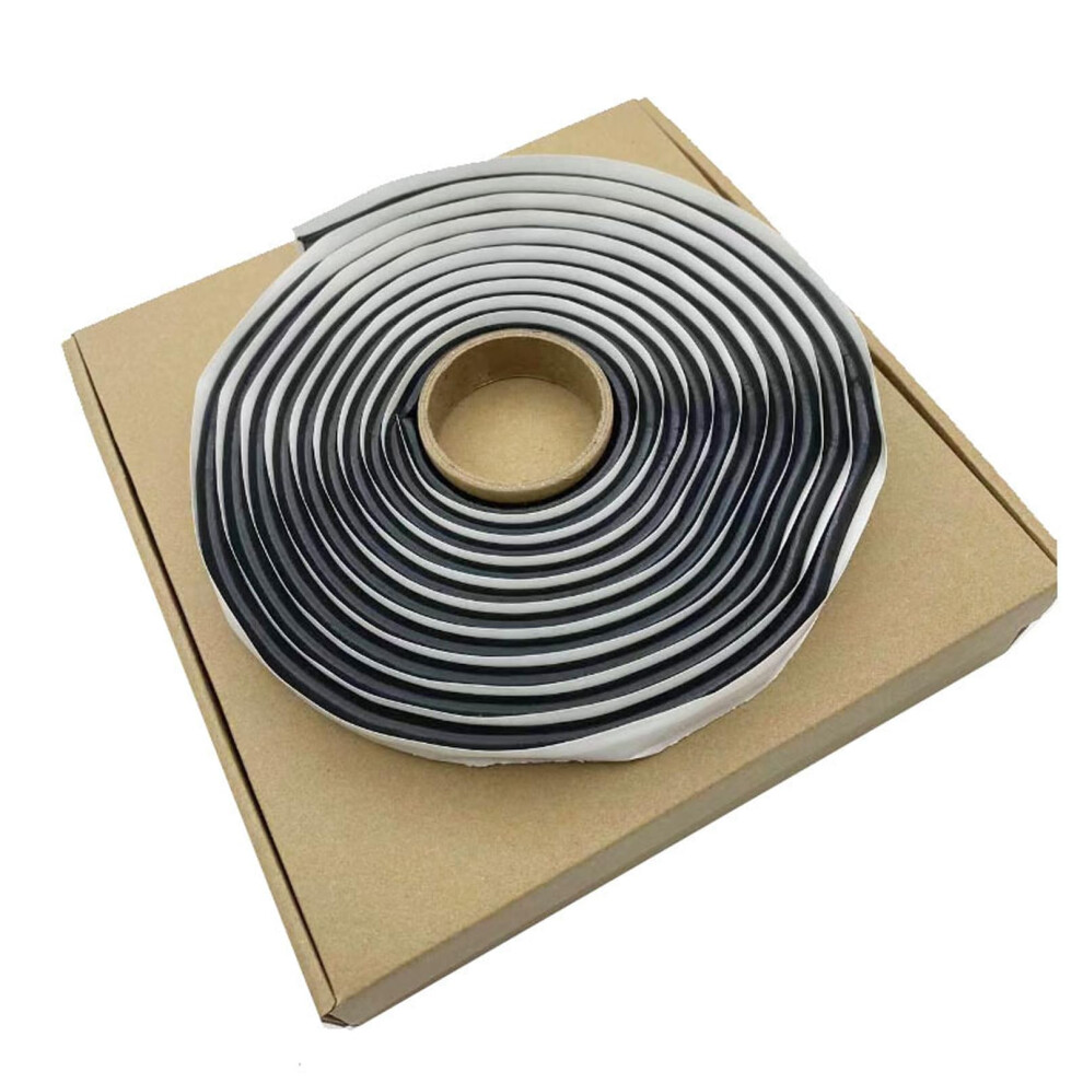 Butyl Tape 8Mm X 4M Waterproof Butyl Cord For Car Truck Window Door Sealing Airtight Rubber Adhesive Black 6482260613352
