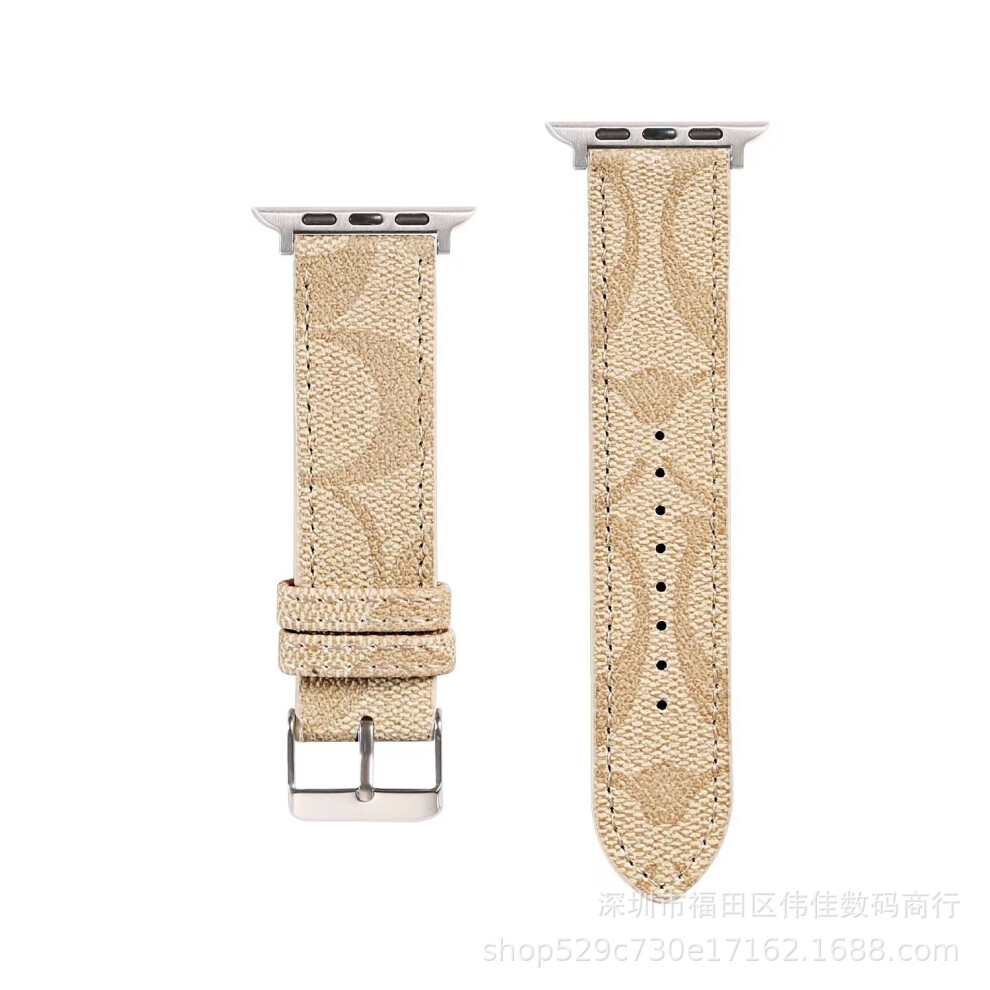 (Off-, 42/44/45/49(S10)46Mm) Compatible With Apple Watch 8/7/6/5/4/3, Leather 38/40/41/42/44/45/49 White 6932641266405