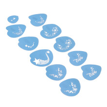 Face paint stencils kit 5pcs - Reusable PET templates for body art