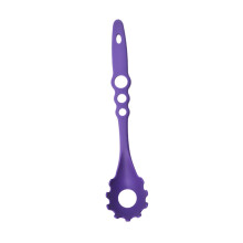 Scoop Spaghetti Spoon, Nylon Purple Pasta Serving Spoon, Noodle Ladle Strainer, Kitchen Utensil for Cooking