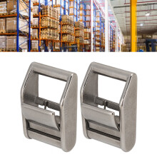 Boucles à came en acier inoxydable durables, lot de 2, largeur 27 mm, bandes en sangle résistantes