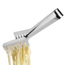 Stainless Steel Pasta Tongs with Comfortable Grip - Heat Resistant Spaghetti Serving Tongs for Kitchen Use