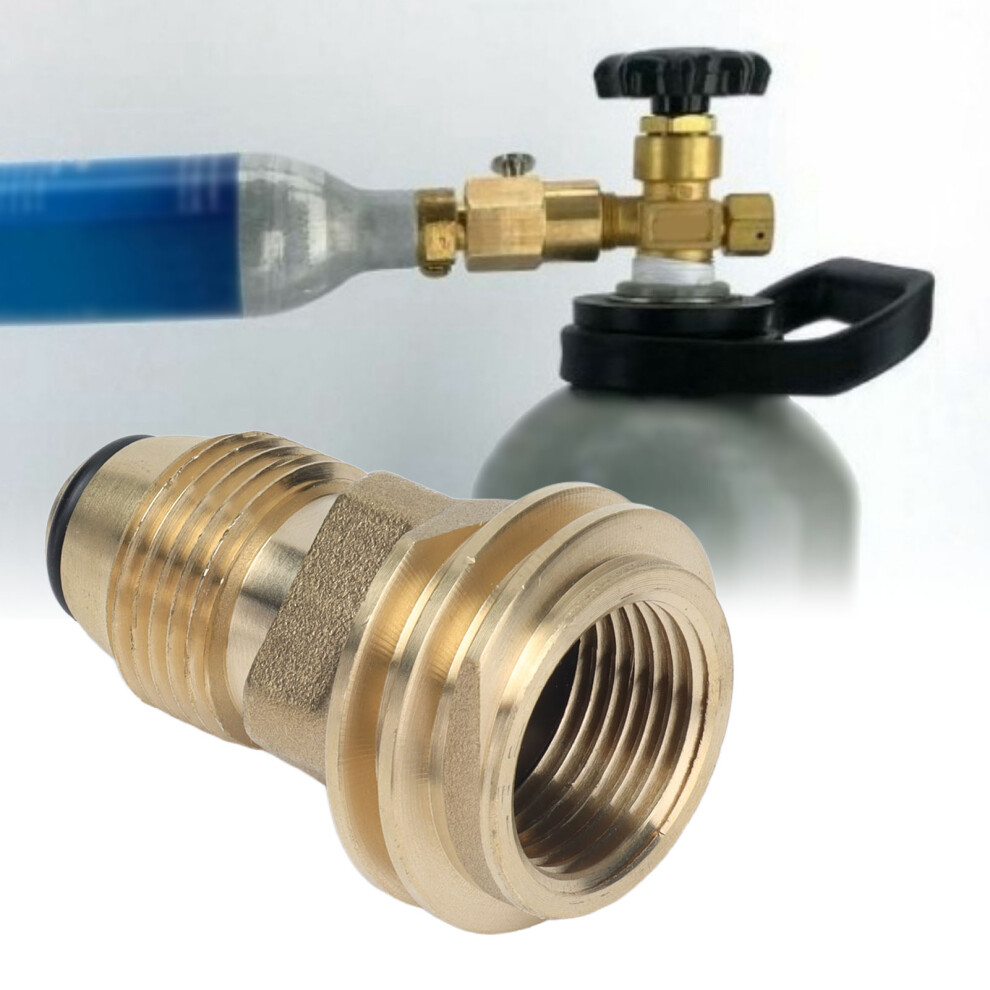 Gas Furnace Conversion Connector Brass G1/2 Airtight Tank Adapter 4611340326741