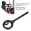 Descensor de rigging 9-Shape, 8-12mm, 150Kg, negro 8