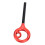 Descensor de rigging en forma de 9, rojo, 150 kg, 8-12 mm 6