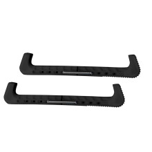 Adjustable Black Ice Skate Blade Covers for Sports Protection, Elastic Skate Cover Accessories, Durable Size Compatibility
