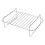 Rejilla para freidora de acero inoxidable, rectangular, 2 niveles, 8QT 3