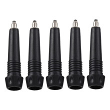 5 Pieces Carbide Trekking Pole Tips Universal Replacement Tips for Lightweight Hiking Poles and Walking Sticks Outdoor Use