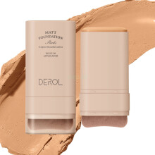 (04) Foundation Stick Full Cover Creamy Waterproof Smooth Makeup Moisturize w/ Brush