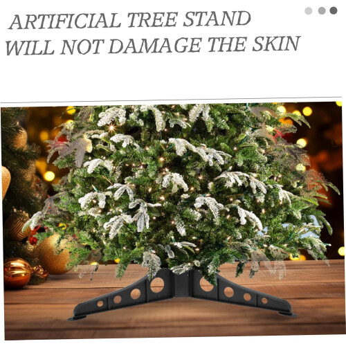 Pack of 4 Christmas Tree Stands, ABS Rotating Base Frame Collar for Artificial Mini Trees, Replacement Legs 2