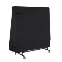 Table Tennis Table Cover, Waterproof, Durable Black 300D Oxford Fabric, Fits Foldable Tables 160 x 160 x 84 cm