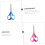 6 Pcs Student Scissors Craft Scissors Cutting Tools School Supplies 1:1 Scale ABS Random Color Multi-Purpose Scissors 2