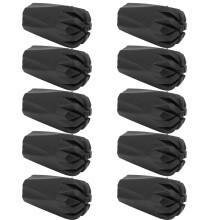 Rubber Tip Foot Cover for Hiking Poles, 10 Durable Rubber Tip Protectors, Compatible with All Climbing Poles